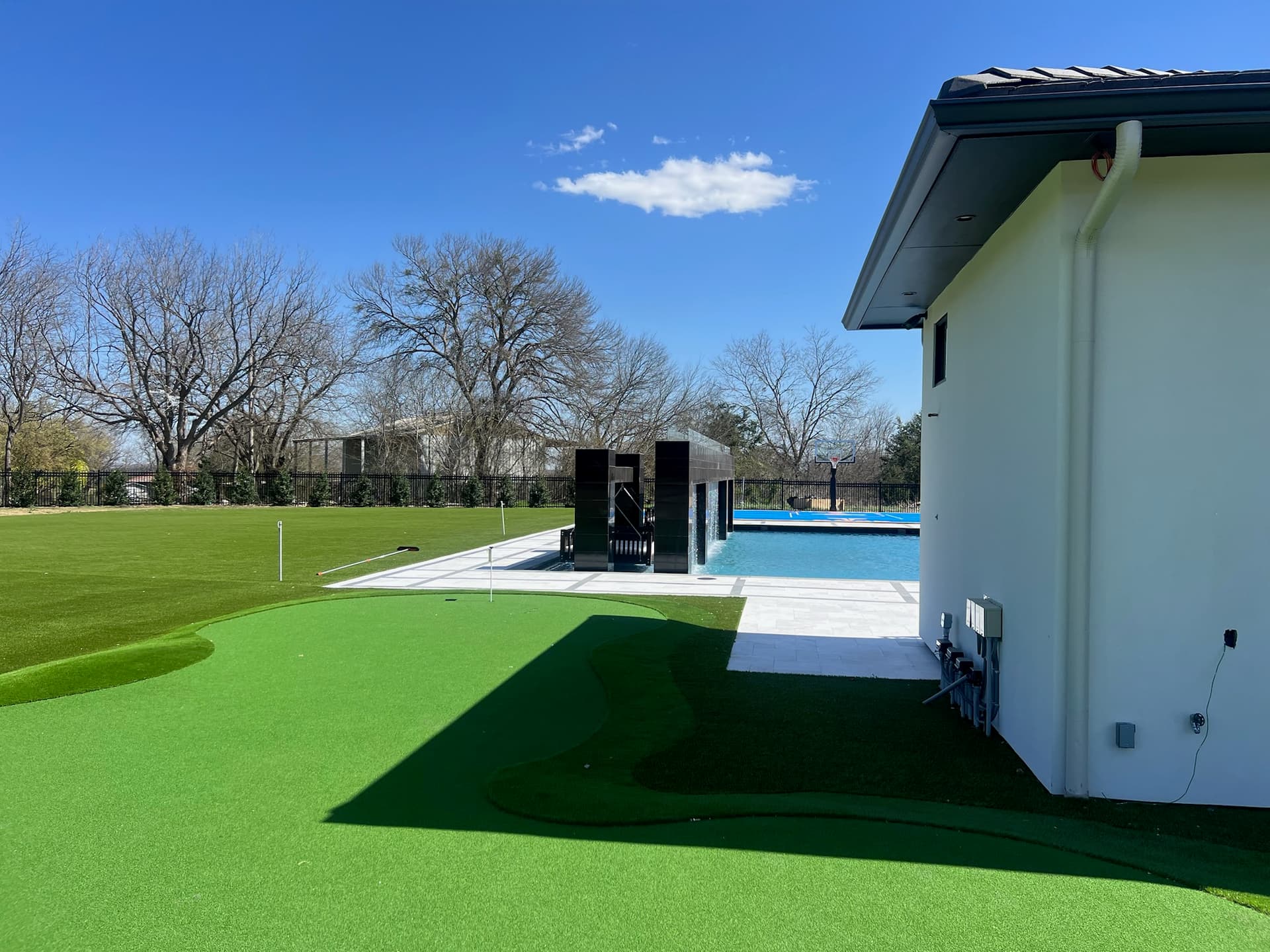 Beautiful artificial turf installation by Home Turf Fort Worth